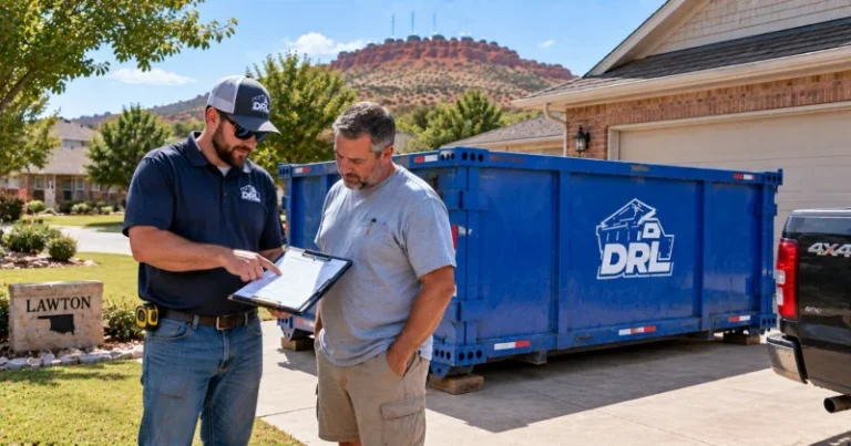 Dumpster rental contract in Lawton OK